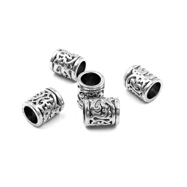 11x9mm sidabro sp. intarpai, 9vnt.