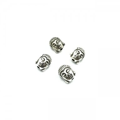 11x9mm sidabro sp. intarpas buda, 1vnt.