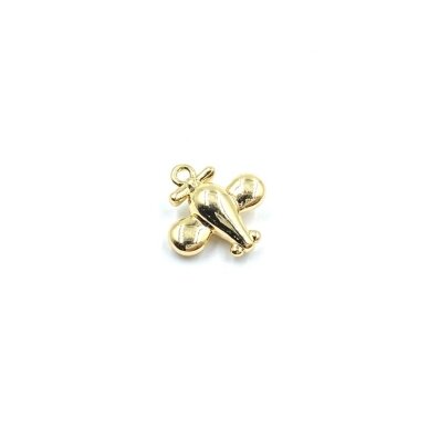11x11mm 14k aukso sp. nerūdijančio plieno pakabukas lėktuvas, 1vnt. 11x11mm 14k aukso sp. nerūdijančio plieno pakabukas lėktuvas, 1vnt.