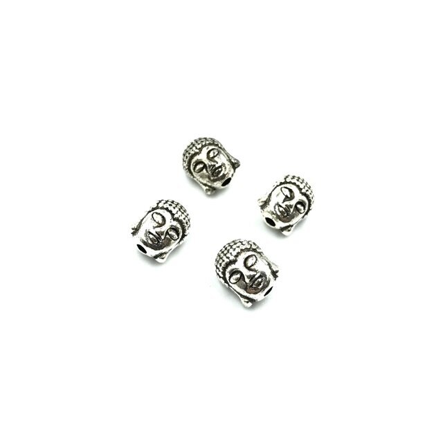 11x9mm sidabro sp. intarpas buda, 1vnt.