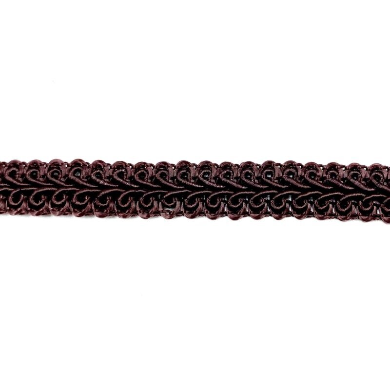 11mm rudos sp. sintetinis nėrinys, 1m