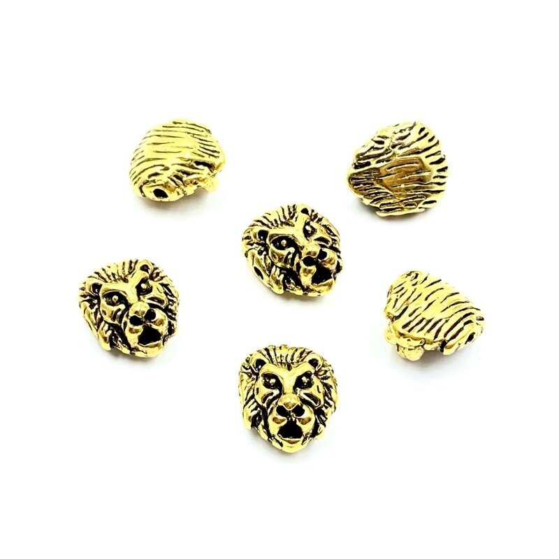 11x12mm aukso sp. intarpai, 7vnt.