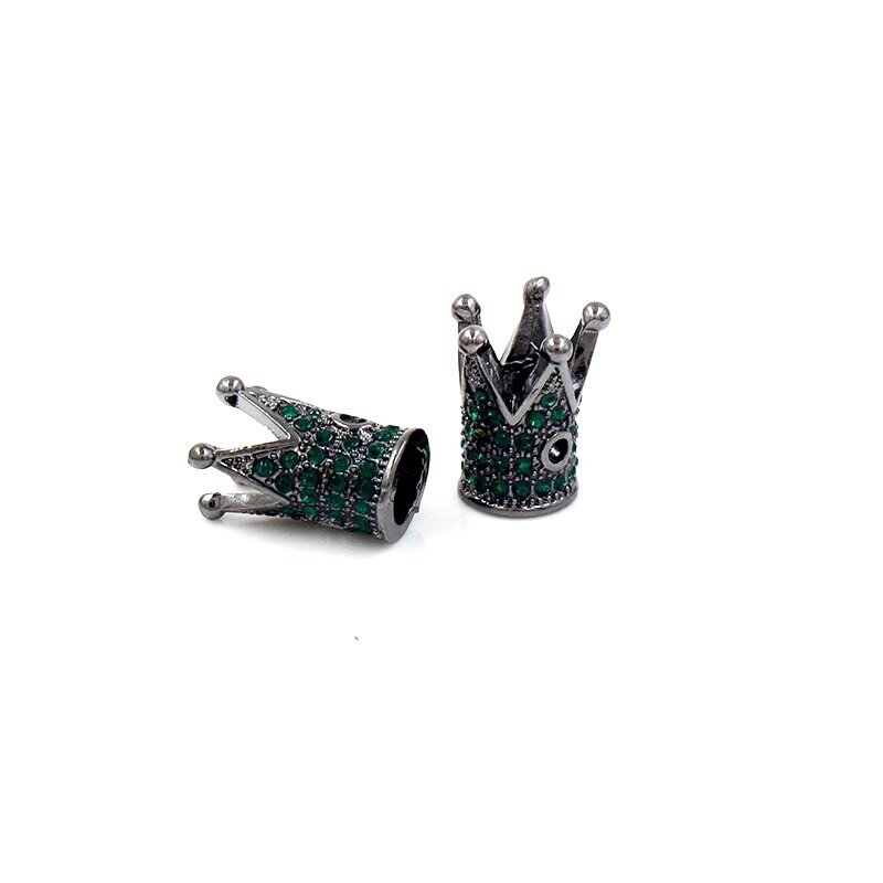 11x12mm juodintos sp. nerūdijančio plieno intarpas su cirkoniais karūna, 1vnt. 11x12mm juodintos sp. nerūdijančio plieno intarpas su cirkoniais karūna, 1vnt.