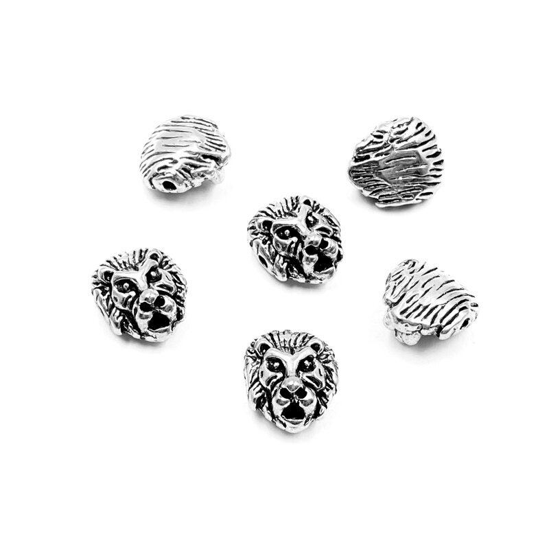 11x12mm sidabro sp. intarpai, 7vnt.