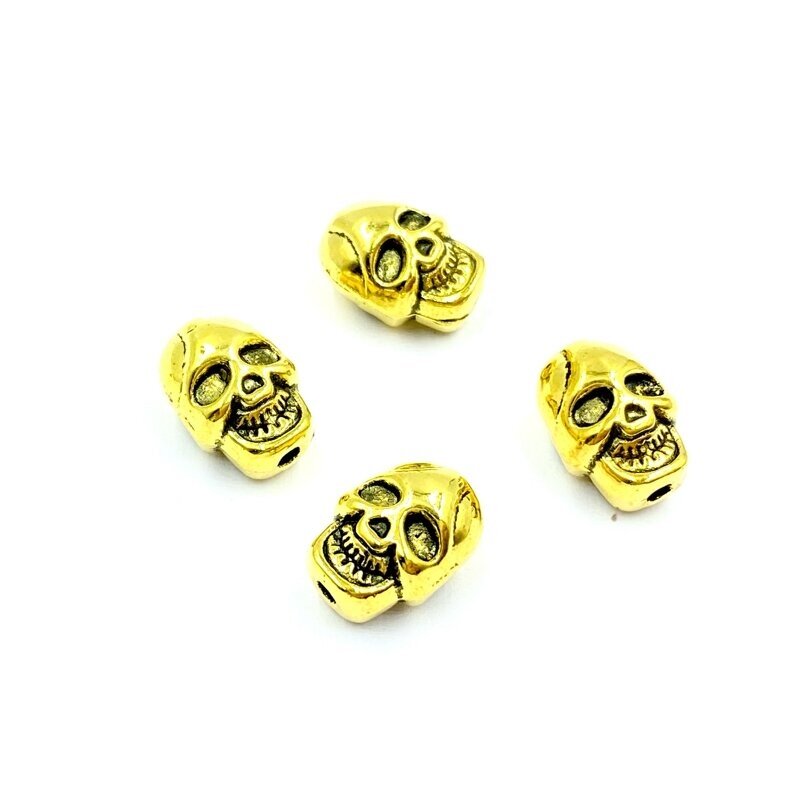 11x8mm aukso sp. intarpai, 4vnt.