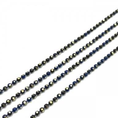 1,5x1,5mm mėlynos sp. grandinėlė, 1m