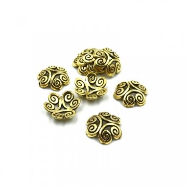 12mm aukso sp. kepurėlės, 26vnt.