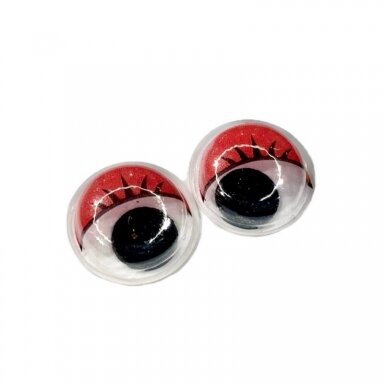 12mm plastikinės priklijuojamos judančios akys, 40vnt. 12mm plastikinės priklijuojamos judančios akys, 40vnt.
