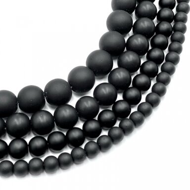 12mm, Šungitas, sintetinis, 40cm juosta 12mm, Šungitas, sintetinis, 40cm juosta