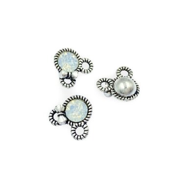 12x11mm sidabro sp. pakabukas, 1vnt.
