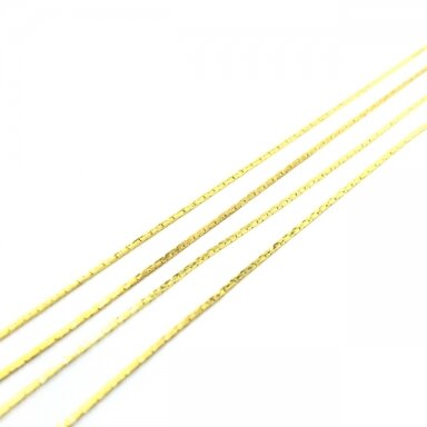 0,6x0,6mm aukso sp. grandinėlė, 1m