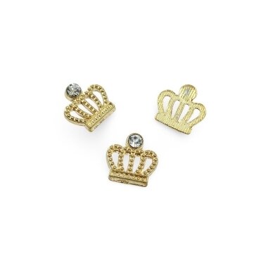 12x12mm aukso sp. pakabukas karūna, 1vnt.