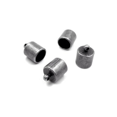 12x17mm juodintos sp. kepurėlės, 4vnt.