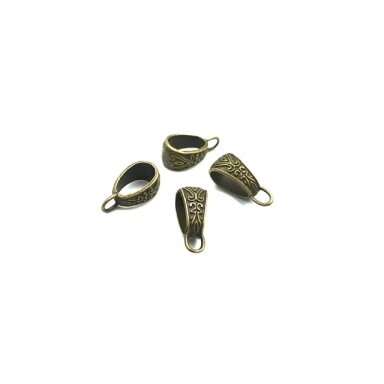 7x17mm žalvario sp. pakabukų laikikliai, 16vnt.