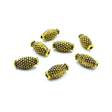 12x6mm aukso sp. intarpai, 14vnt.