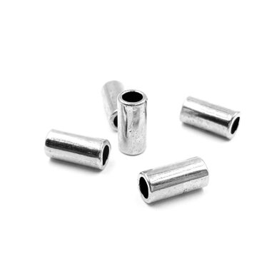 12x6mm sidabro sp. intarpai, 19vnt.