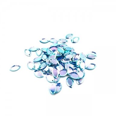 12x7mm žydros sp. žvyneliai, 5g