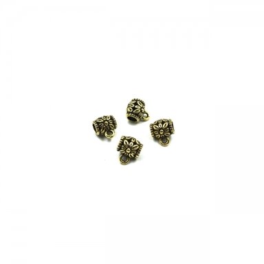 8x10mm aukso sp. pakabukų laikikliai, 19vnt.