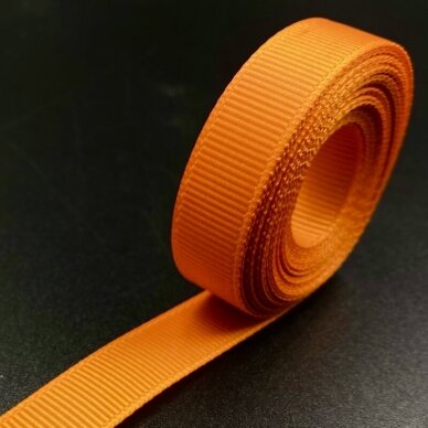12mm oranžinės sp. ripsinė juostelė, 1m
