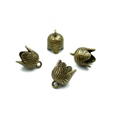 12x17mm žalvario sp. kepurėlės, 8vnt. 12x17mm žalvario sp. kepurėlės, 8vnt.