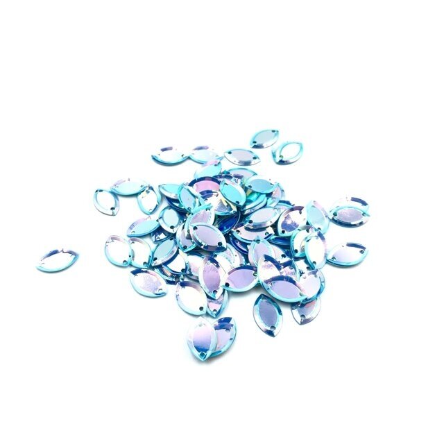 12x7mm žydros sp. žvyneliai, 5g