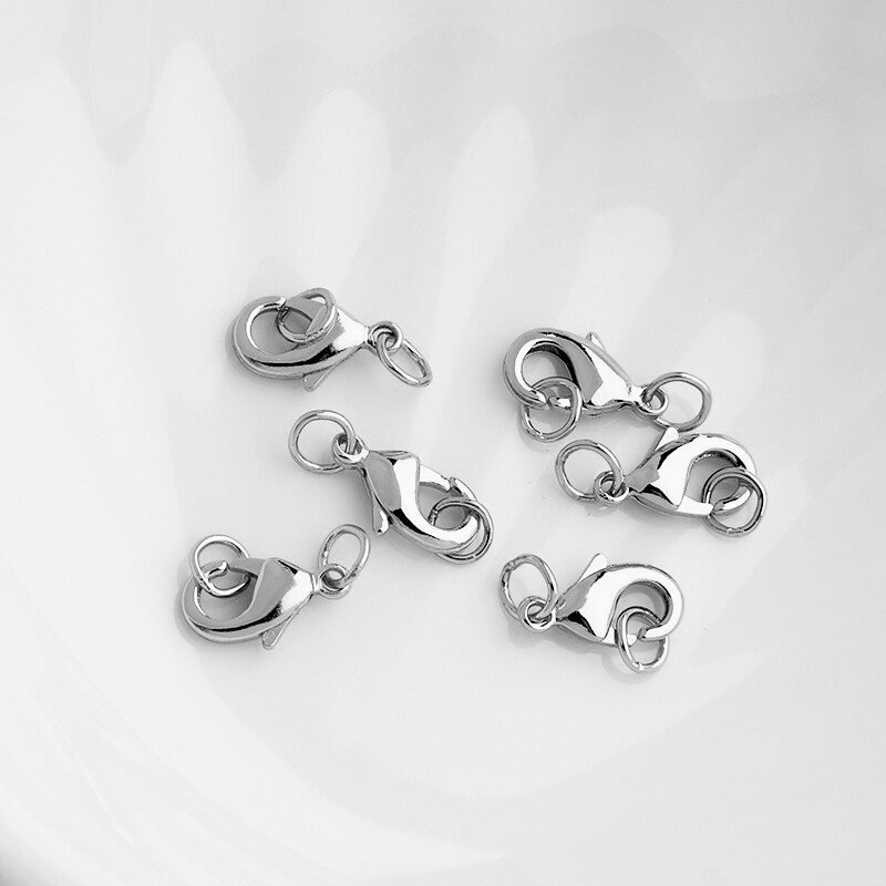 12mm platinos sp. nerūdijančio plieno užsegimas karabinas, 1vnt.
