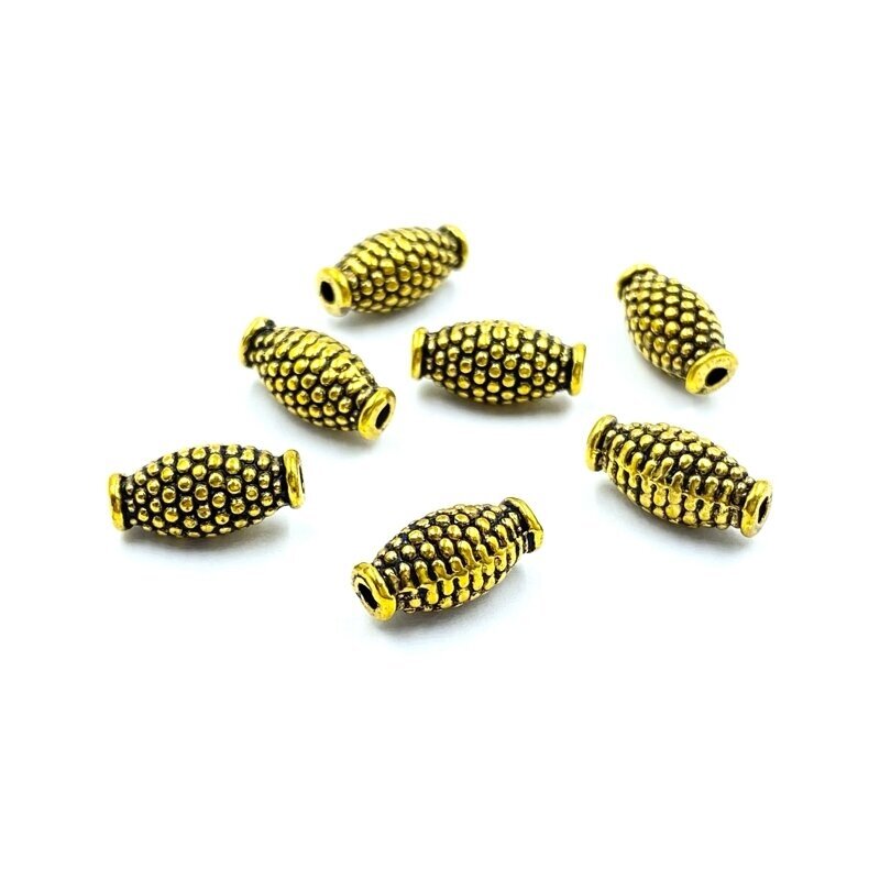 12x6mm aukso sp. intarpai, 14vnt.