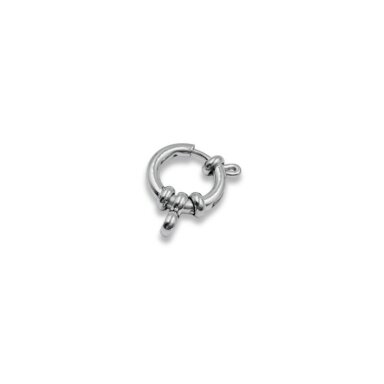 13mm platinos sp. nerūdijančio plieno užsegimas karabinas, 1vnt.