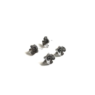 13x12mm sidabro sp. auskarų įvėrimai, 4vnt.