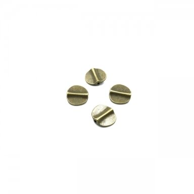 13x13mm žalvario sp. intarpai, 13vnt.