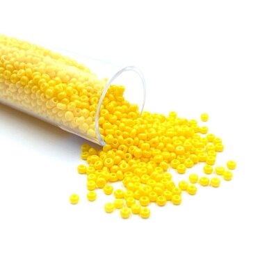 1,3x2mm geltonos sp. biserio karoliukai, ±13g
