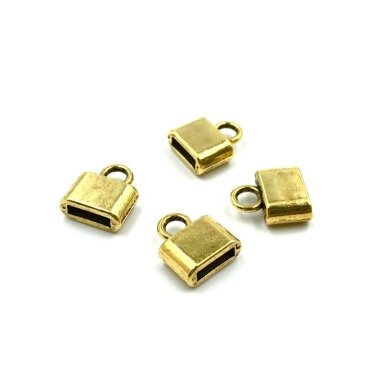 13x5mm aukso sp. kepurėlės, 10vnt.
