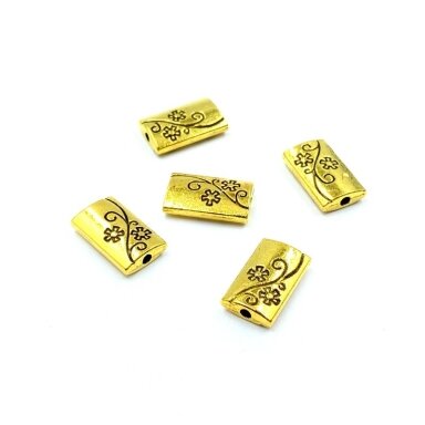 13x8mm aukso sp. intarpai, 13vnt.