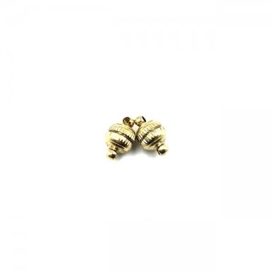 13x8mm aukso sp. magnetiniai užsegimai, 2vnt.