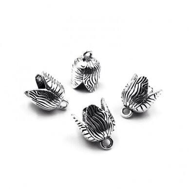 13x17mm sidabro sp. kepurėlės, 8vnt. 13x17mm sidabro sp. kepurėlės, 8vnt.