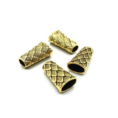 13x9x22mm aukso sp. kepurėlės, 6vnt. 13x9x22mm aukso sp. kepurėlės, 6vnt.