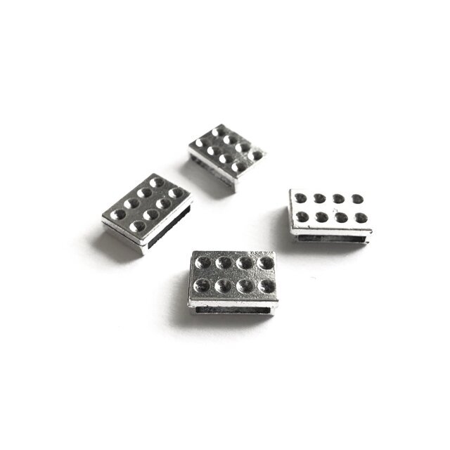 13x18mm sidabro sp. intarpai, 5vnt.