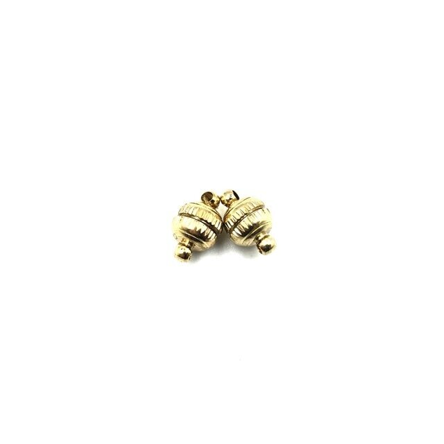 13x8mm aukso sp. magnetiniai užsegimai, 2vnt.