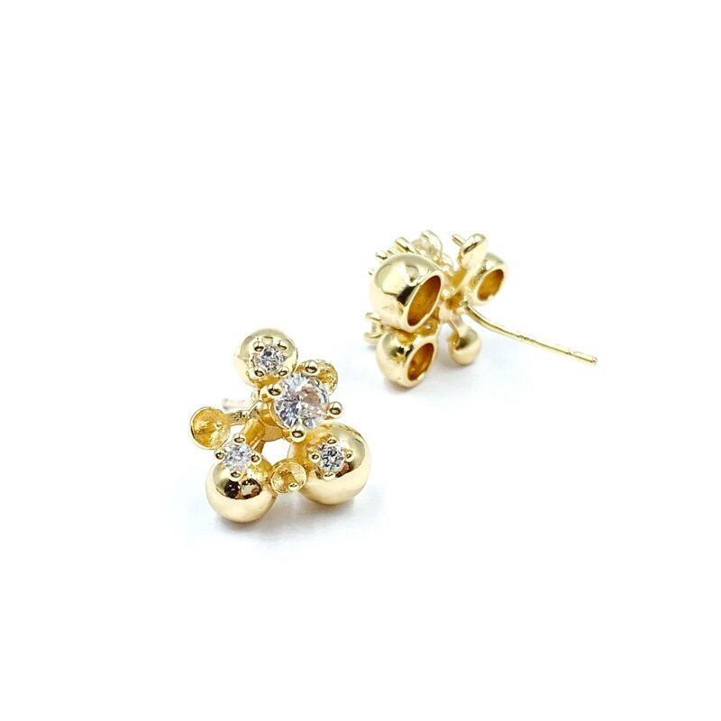 13mm 14k aukso sp. nerūdijančio plieno auskarų įvėrimas, 2vnt. 13mm 14k aukso sp. nerūdijančio plieno auskarų įvėrimas, 2vnt.