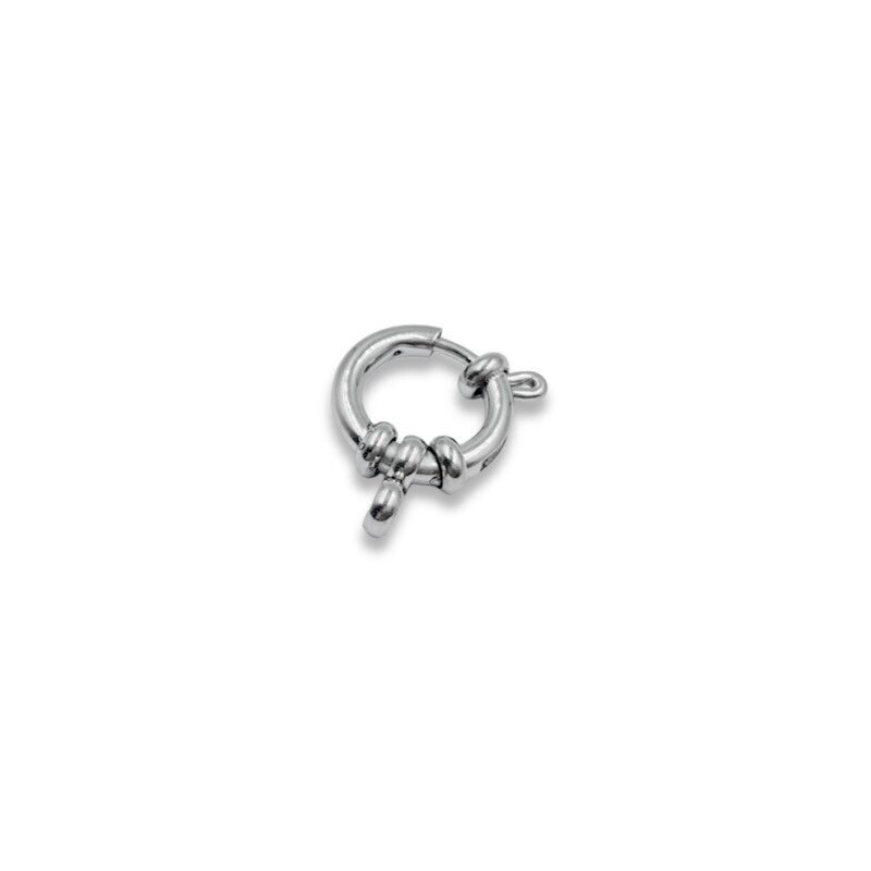 13mm platinos sp. nerūdijančio plieno užsegimas karabinas, 1vnt.