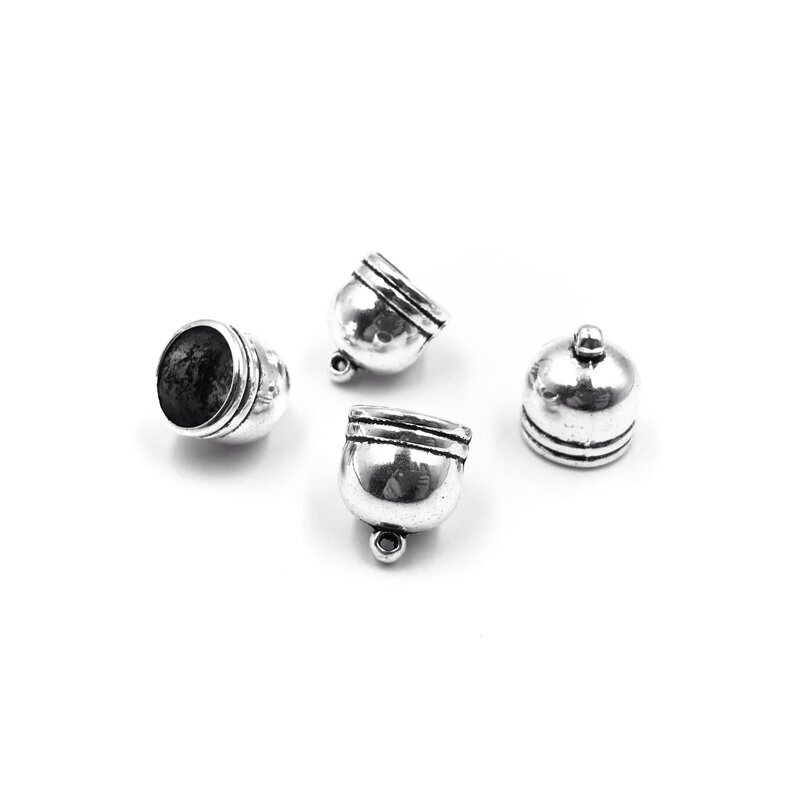 13x16mm sidabro sp. kepurėlės, 5vnt