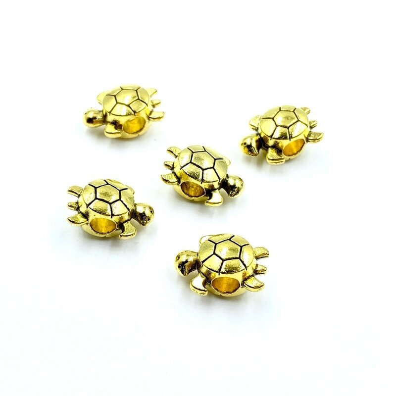 13x17mm aukso sp. intarpai, 5vnt.