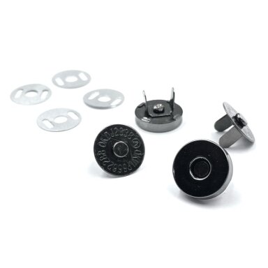 14mm juodintos sp. magnetinis užsegimas rankinėms, 3vnt. 14mm juodintos sp. magnetinis užsegimas rankinėms, 3vnt.