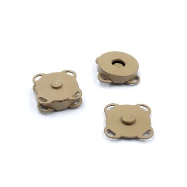 14mm kreminės sp. prisiuvamas magnetinis užsegimas rankinėms, 2vnt. 14mm kreminės sp. prisiuvamas magnetinis užsegimas rankinėms, 2vnt.