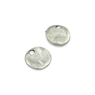 14mm matinės aukso sp. pakabukas, 1vnt.