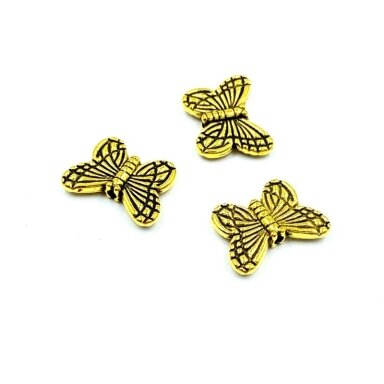 14x10mm aukso sp. intarpai, 21vnt.