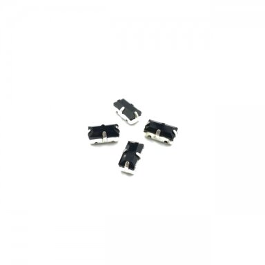 10x5mm juodos sp. kristalai sidabro sp. rėmeliuose, 4vnt.