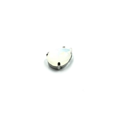 18x13mm mėnulio sp. kristalai sidabro sp. rėmeliuose, 1vnt.
