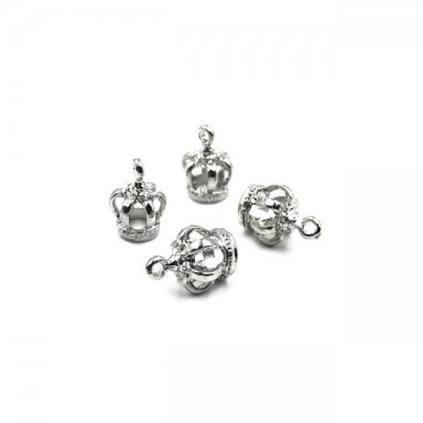 14x10mm sidabro sp. pakabukas karūna, 1vnt.