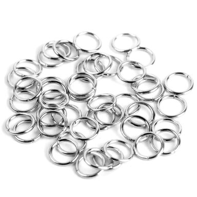 14x1,2mm nikelio sp. žiedeliai, 10g